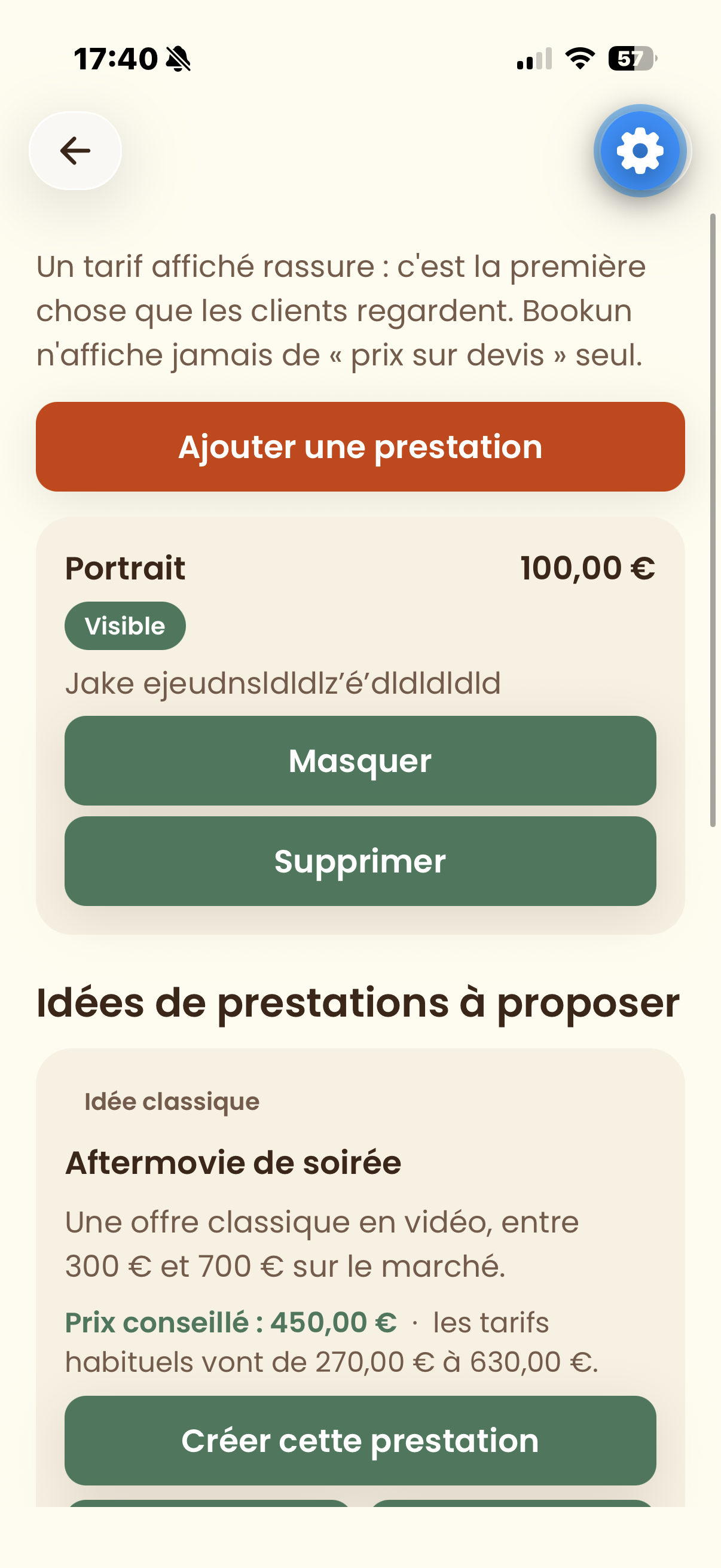 Réalisation de TEST STUDIO NE PAS CONTACTER